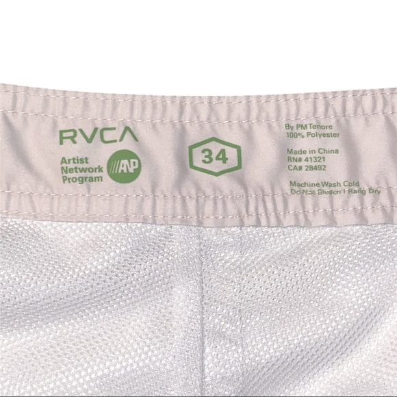 RVCA Mens Sz 34 Performance Stretch Board Shorts - Picture 3 of 5